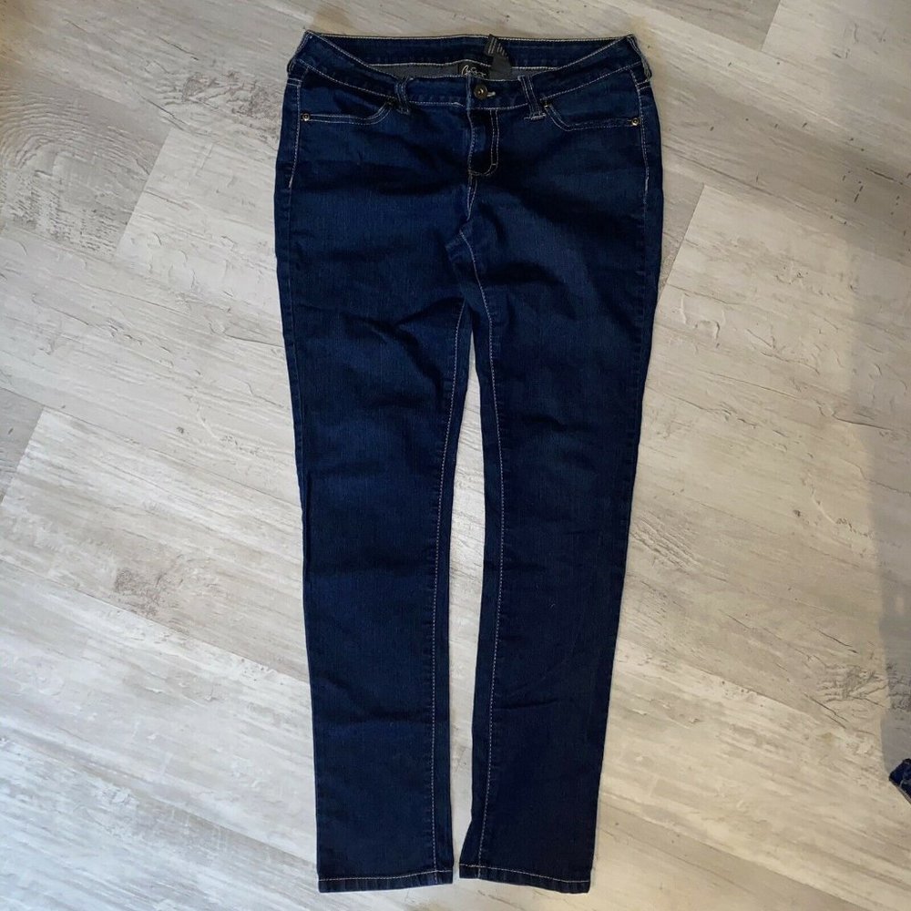 City Streets Low Rise Skinny Legs Blue Jeans11